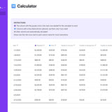 MINT Paycheck Transfer Calculator